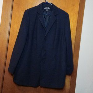 Annex Essentials Long Dark Navy Suit Blazer